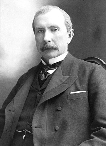 John Rockefeller - billionaire and philathropist - like Carnegie he set the direction of modern medicine