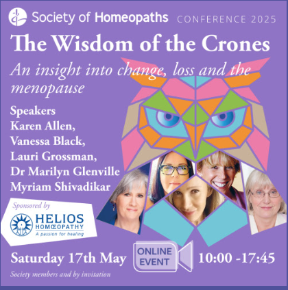 Insigt into the menopause - 2025 Society of Homeopaths Conference