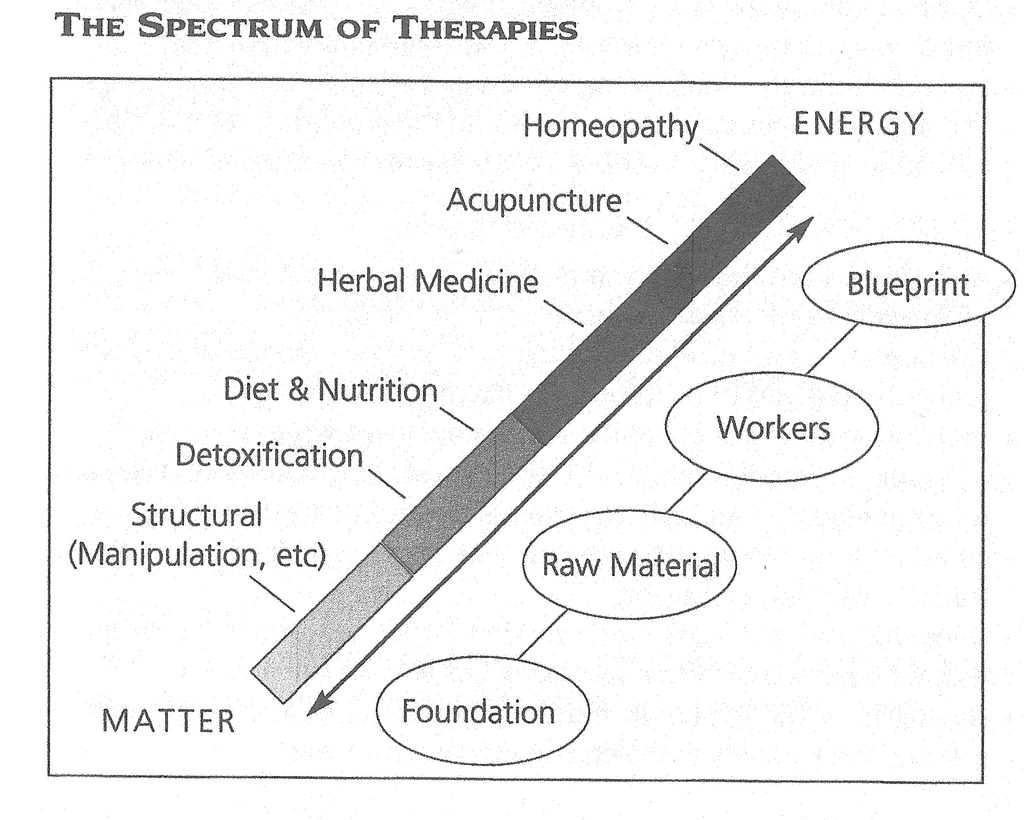 Energy to matter and homeopathy to allopathy
